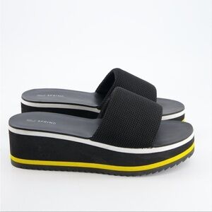 Call It Spring Macy’s Larelasien platform slip on sports sandals Sz-7.5   A